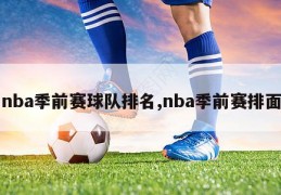 nba季前赛球队排名,nba季前赛排面