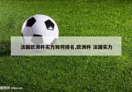 法国欧洲杯实力如何排名,欧洲杯 法国实力