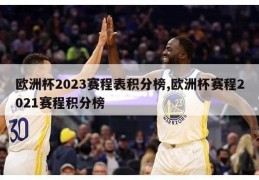 欧洲杯2023赛程表积分榜,欧洲杯赛程2021赛程积分榜