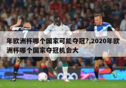 年欧洲杯哪个国家可能夺冠?,2020年欧洲杯哪个国家夺冠机会大